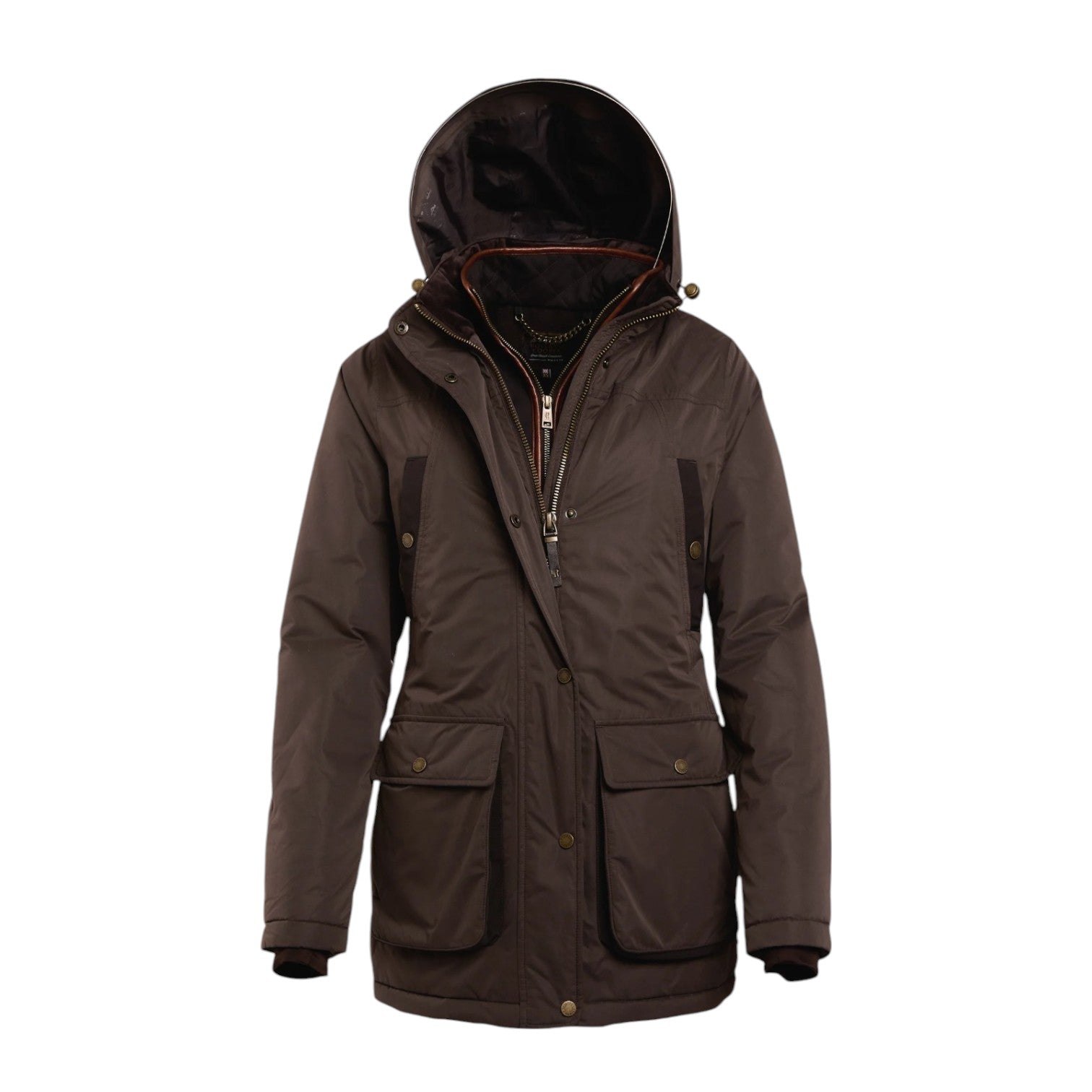Holland Cooper Stamford Country Coat Chocolate
