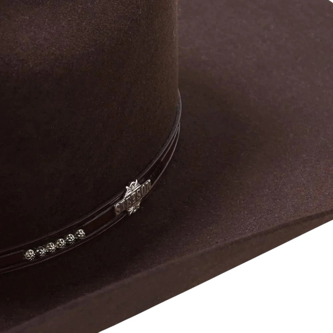 Stetson Llano Wool 4X Western Hat Chocolate