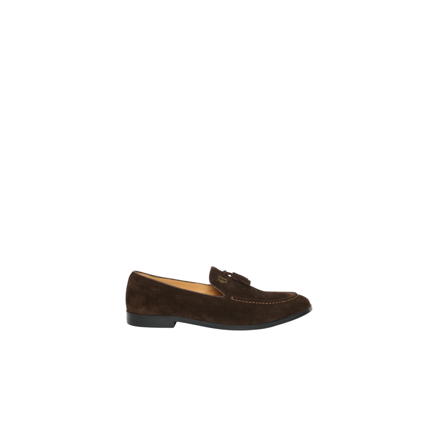 Holland Cooper Suede Tassel Loafer Chocolate