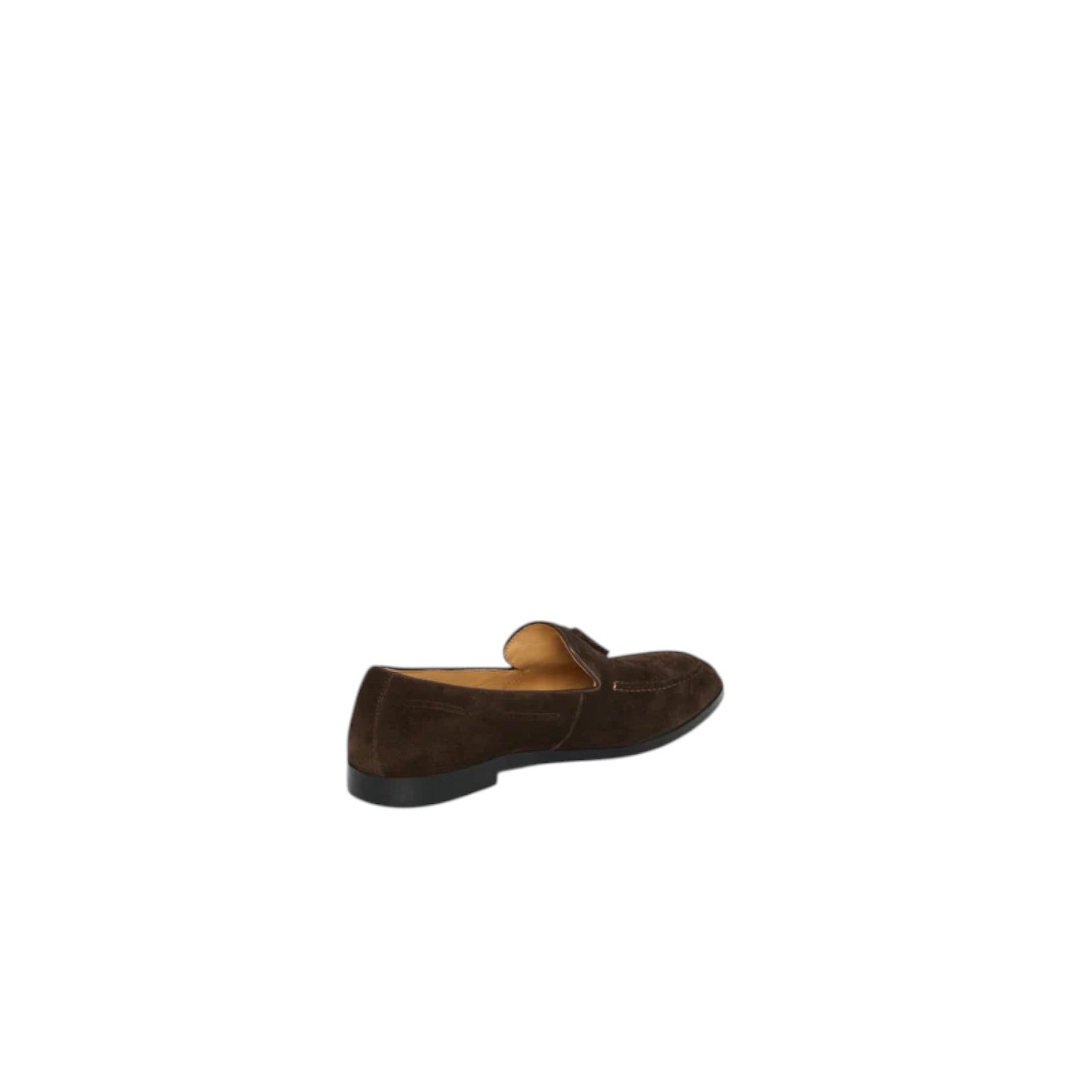Holland Cooper Suede Tassel Loafer Chocolate