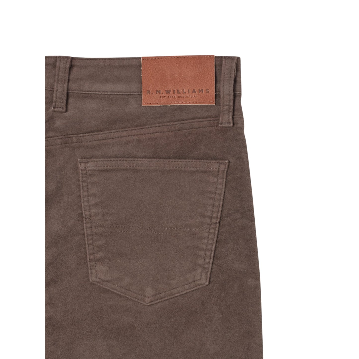 R.M.Williams Ramco Moleskin Jeans - Taupe