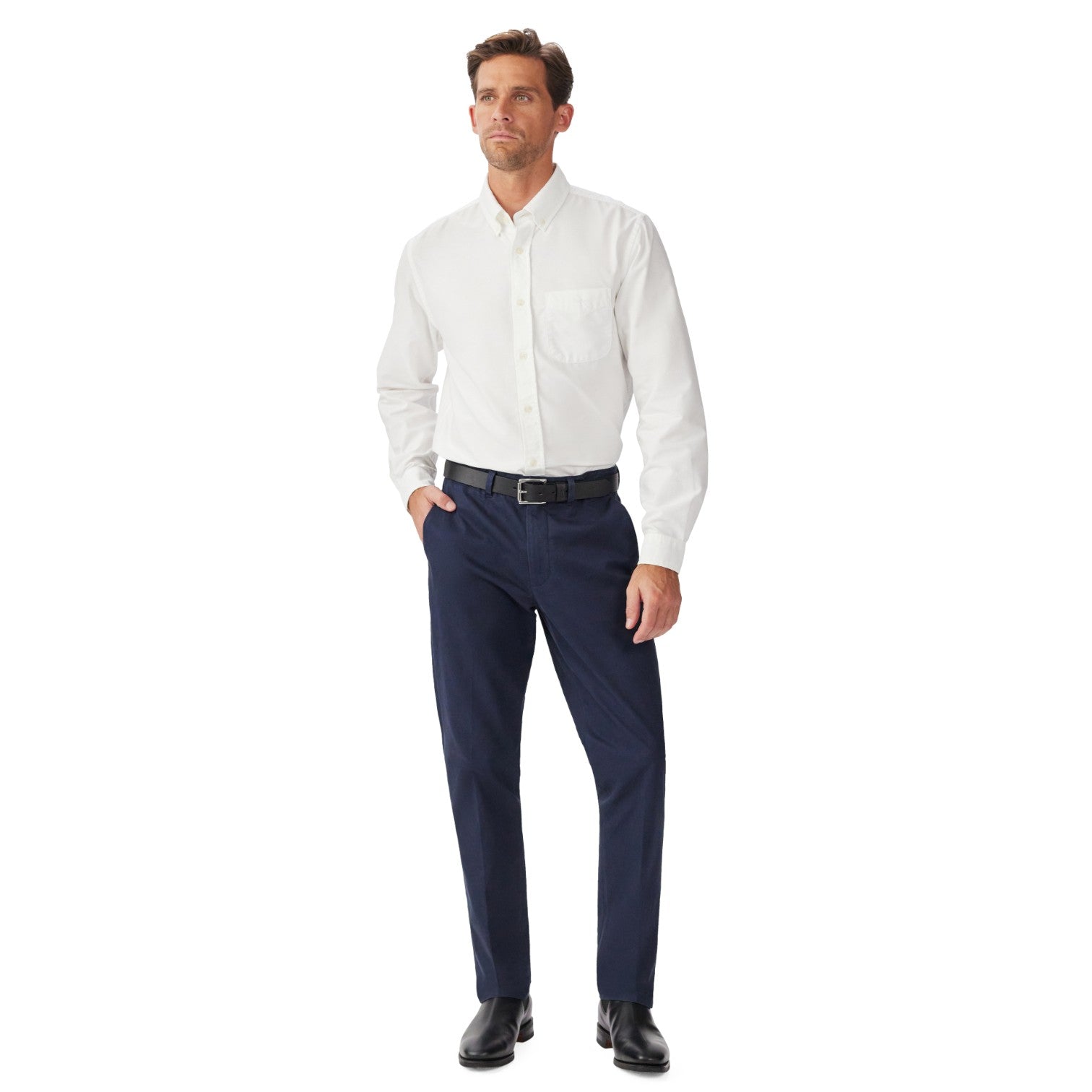 R.M. Williams Berwick Regular Straight Chino Navy