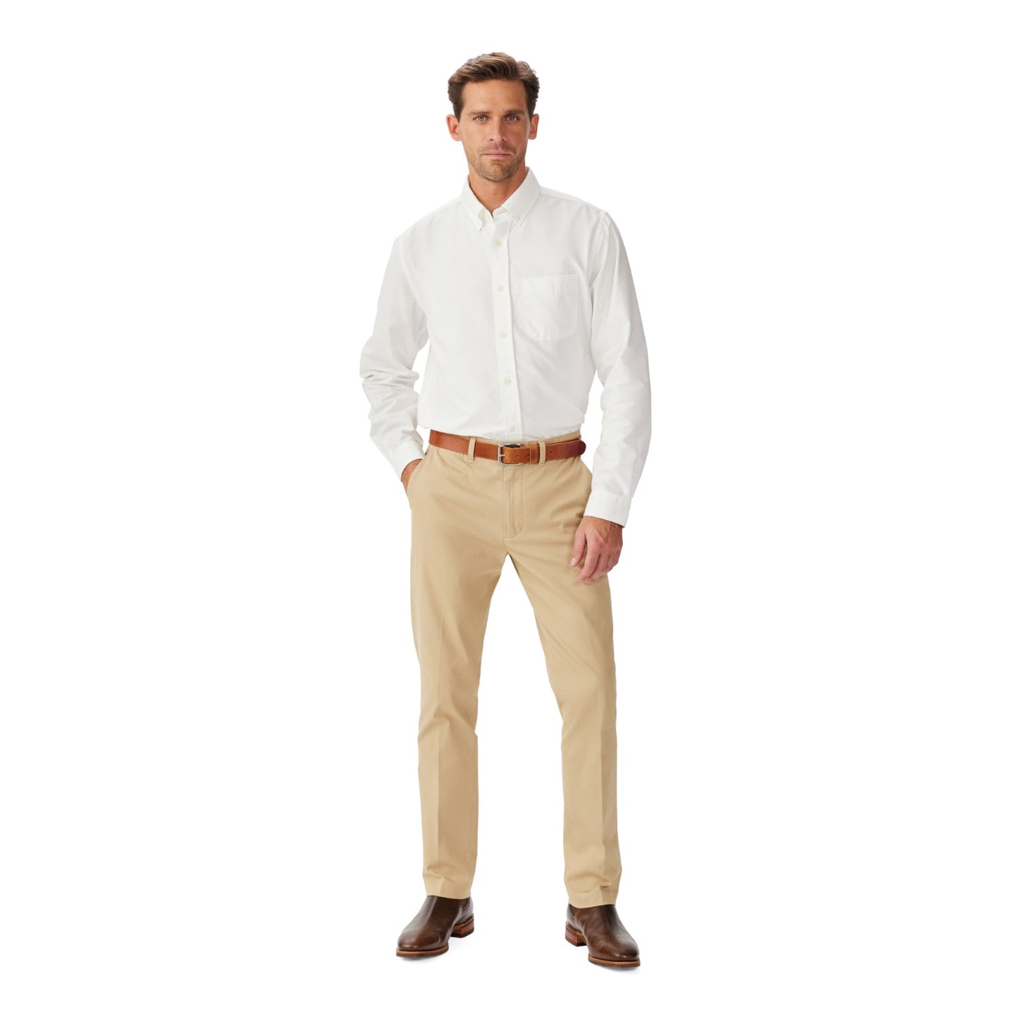 R.M. Williams Berwick Regular Straight Chino Sand