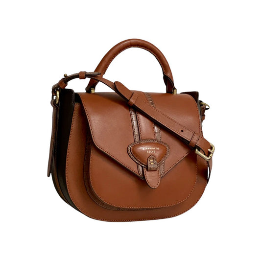 Barkworth Reeve Belton Tan Leather Saddle Bag