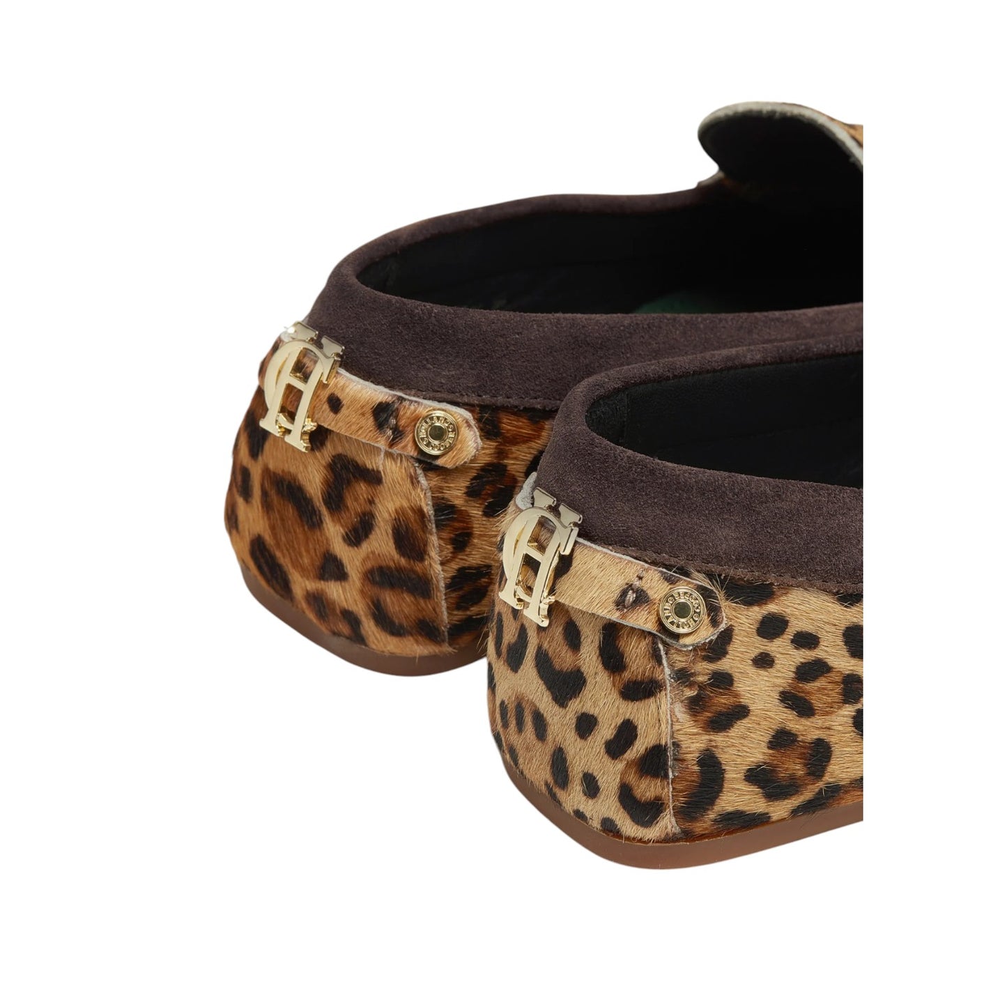 Holland Cooper The Driving Loafer Leopard Pony