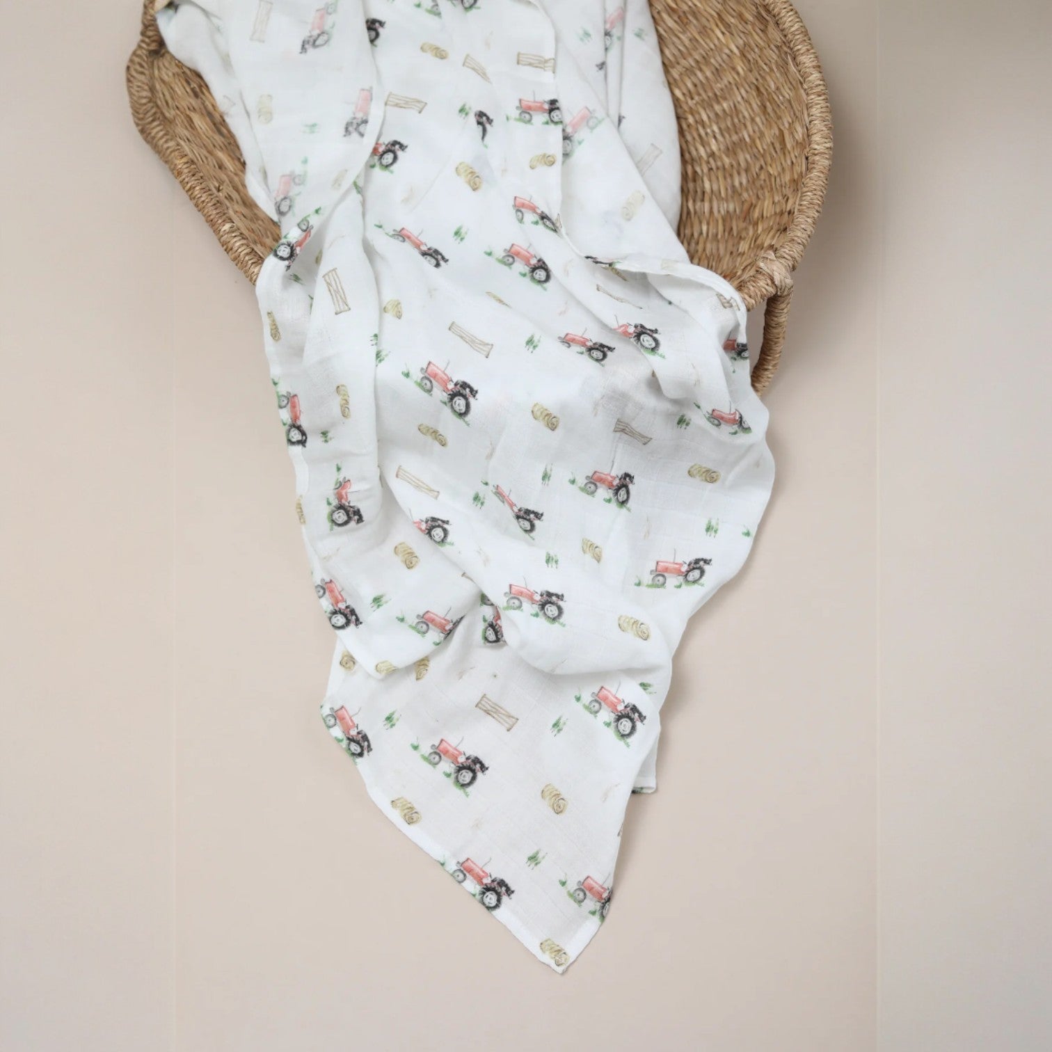 The Little Stamford Co. Muslin Blanket Tractor