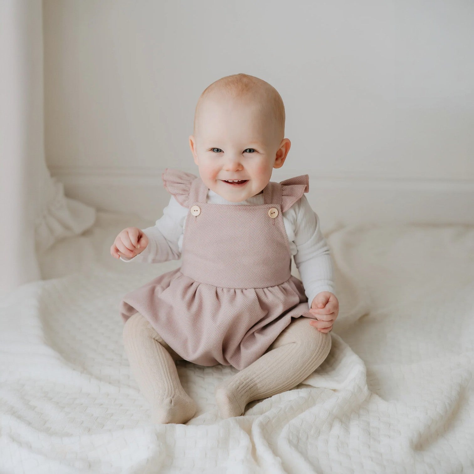 The Little Stamford Co. The Rosie Tweed Romper
