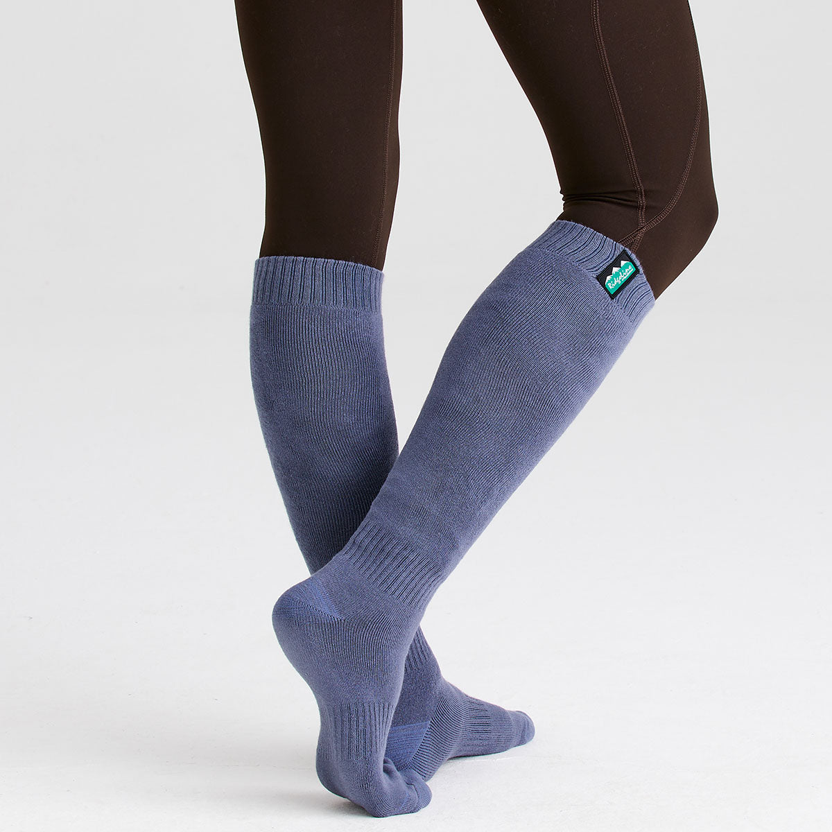 Ridgeline Cotton Work Socks Full Length Navy Multi