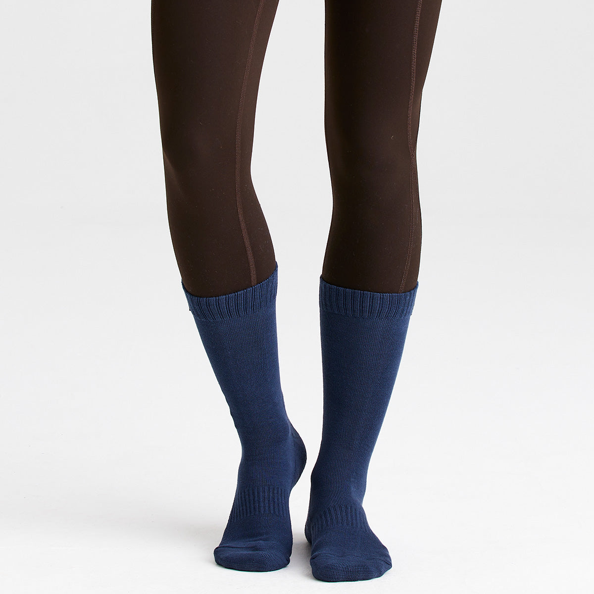 Ridgeline Cotton Work Socks Full Length Navy Multi
