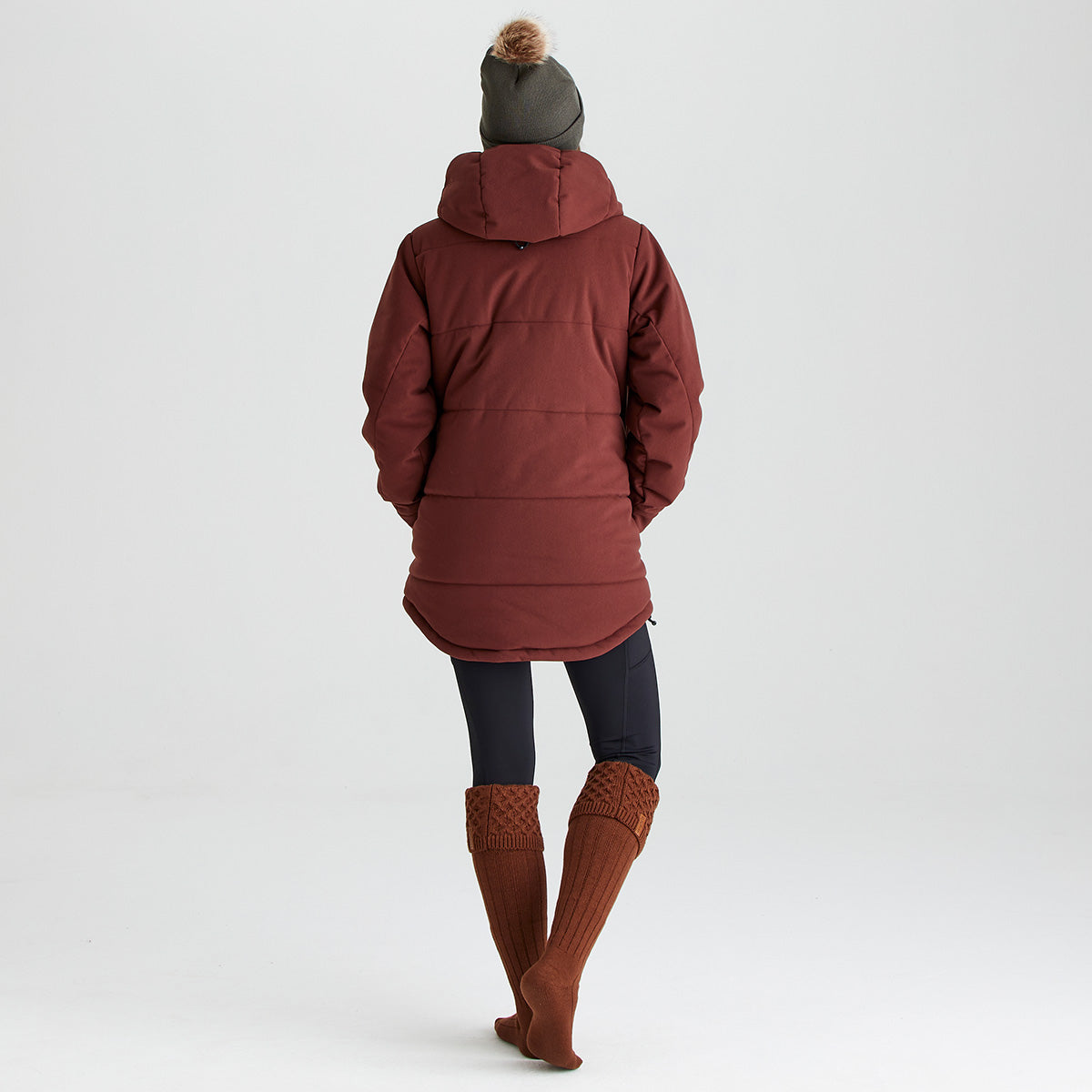 Ridgeline Double Cuff Wellie Socks Nutmeg