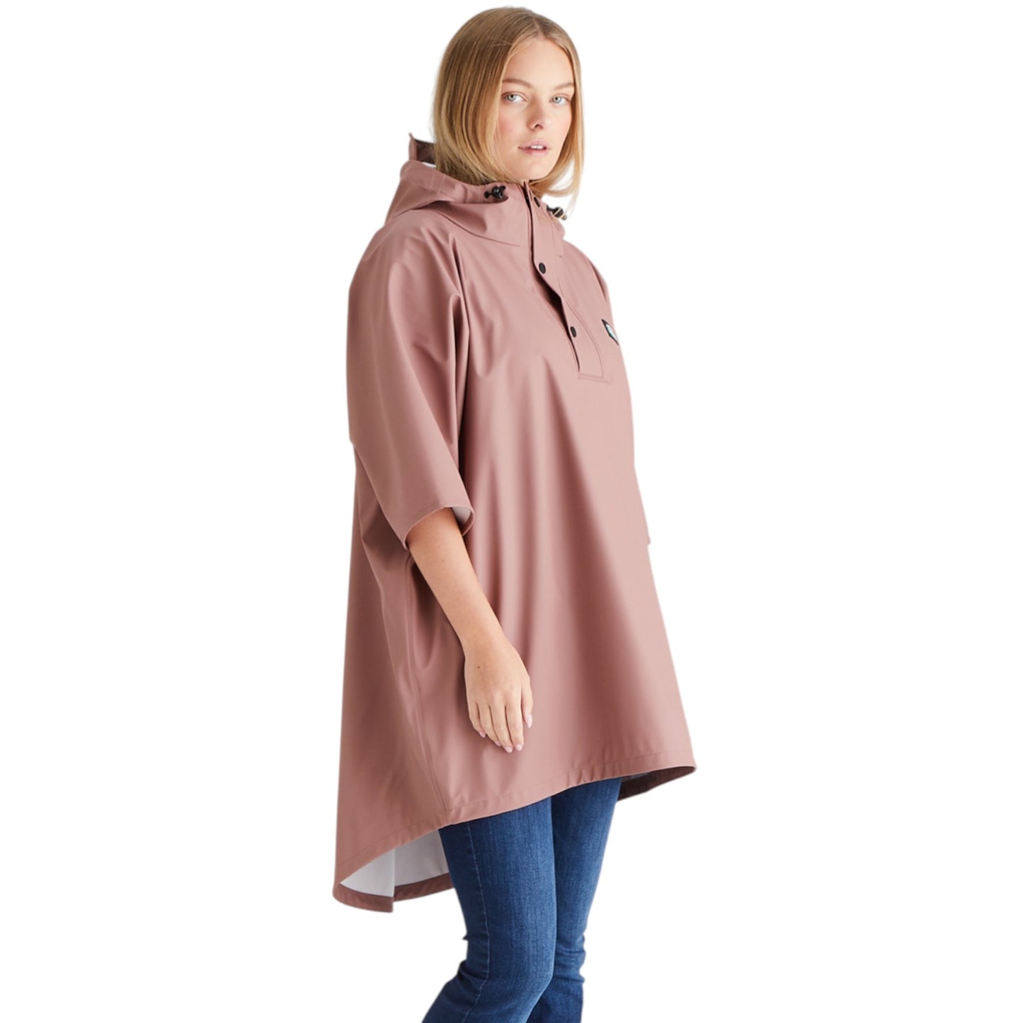 Ridgeline Signature Poncho Dusty Pink