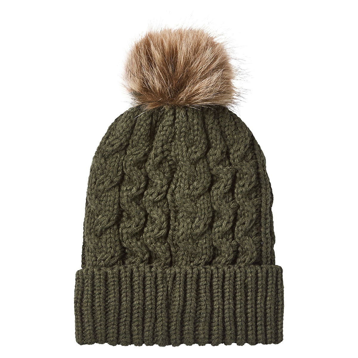 Ridgeline Nordic Fleck Bobble Hat Deep Forest