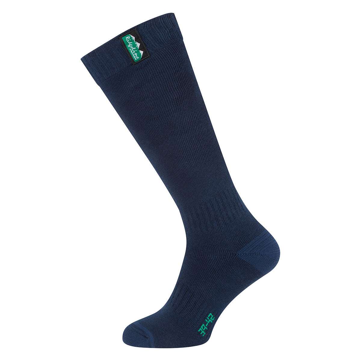 Ridgeline Cotton Work Socks Full Length Navy Multi