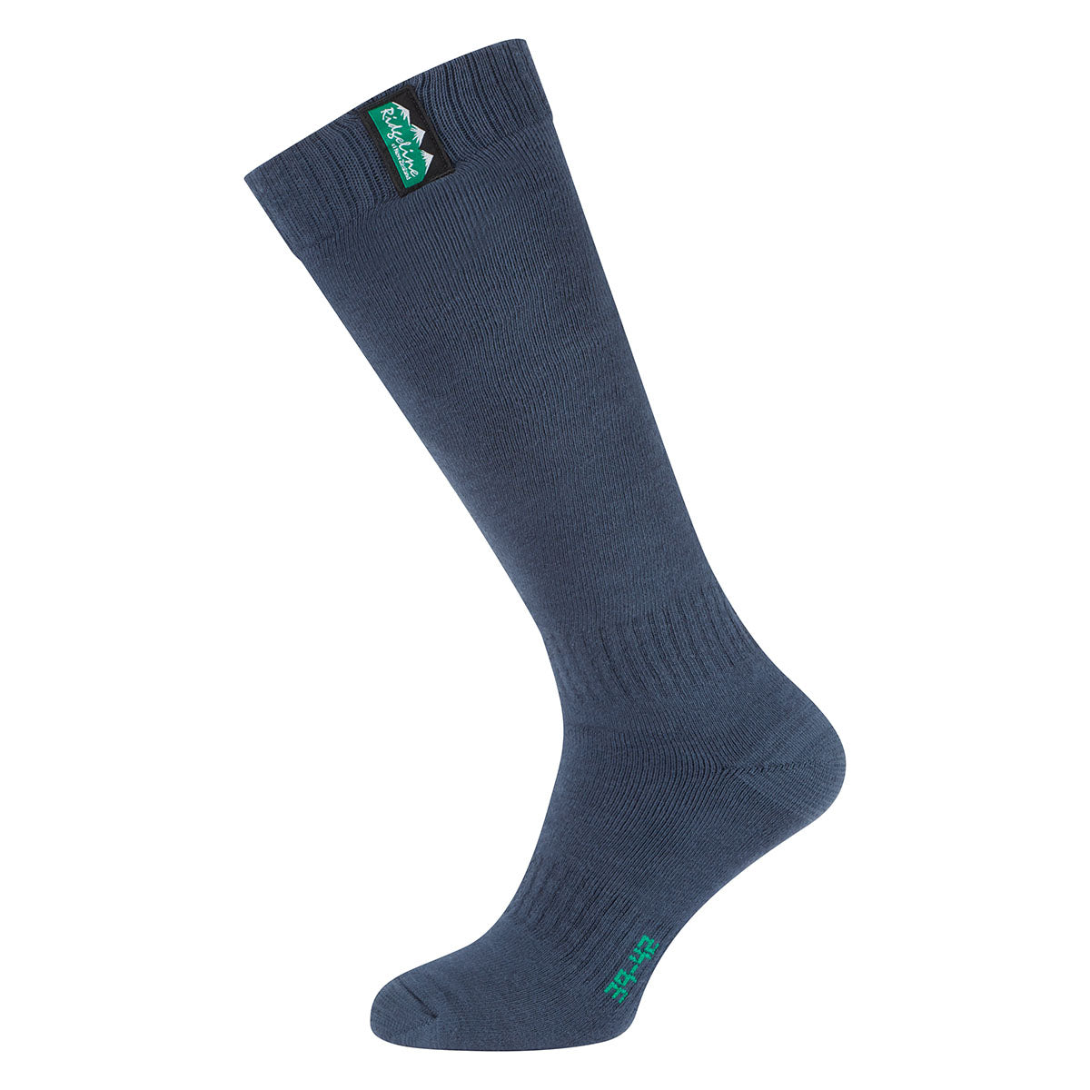 Ridgeline Cotton Work Socks Full Length Navy Multi