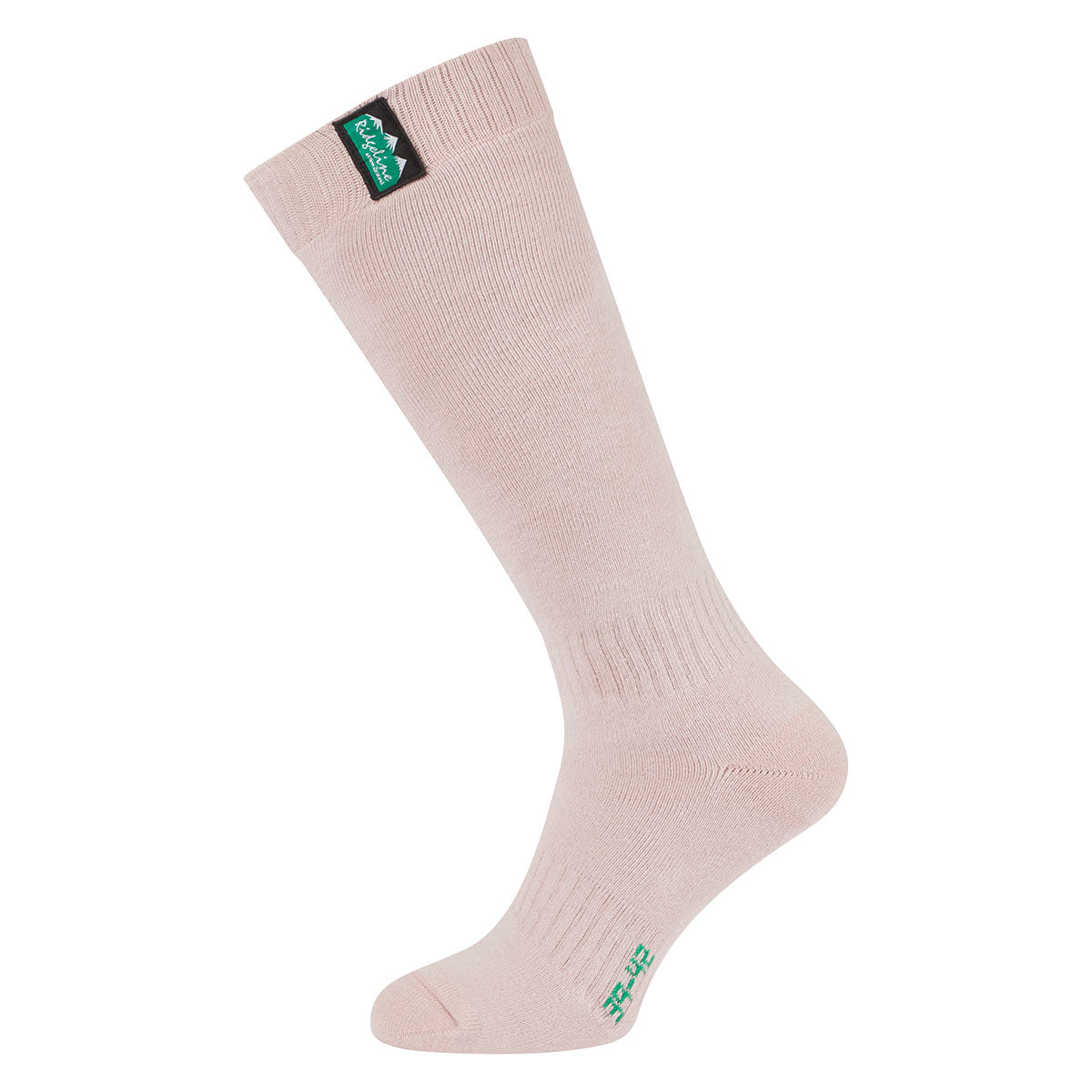 Ridgeline Cotton Work Socks Full Length Oxblood Multi