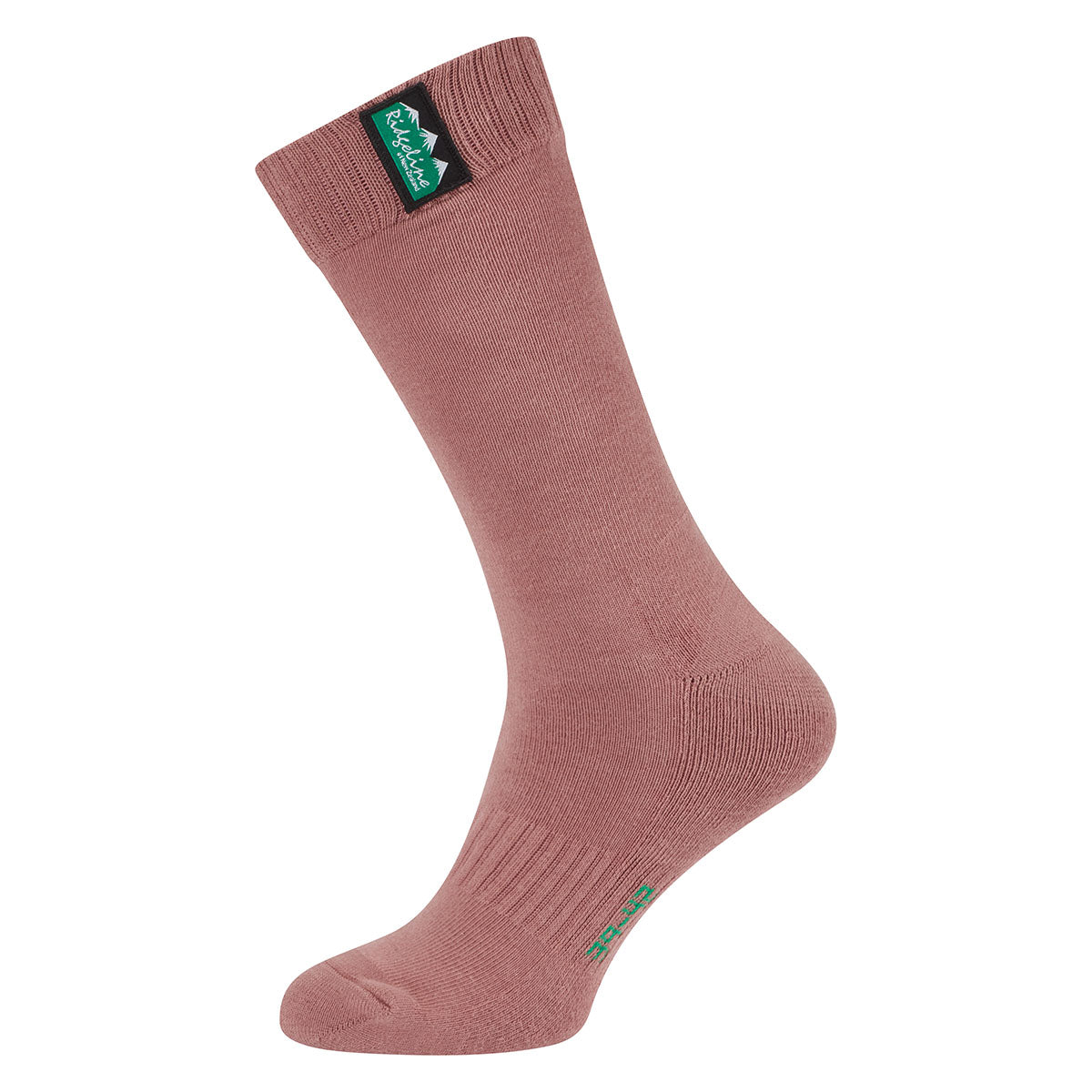 Ridgeline Cotton Work Socks Mid Length Oxblood Multi