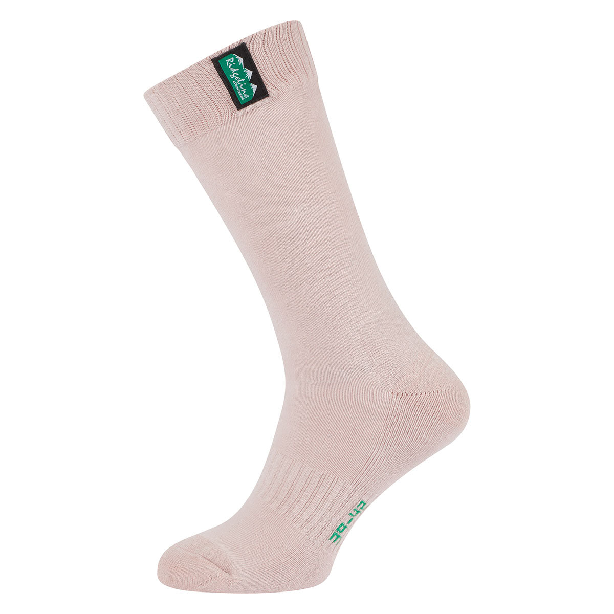 Ridgeline Cotton Work Socks Mid Length Oxblood Multi