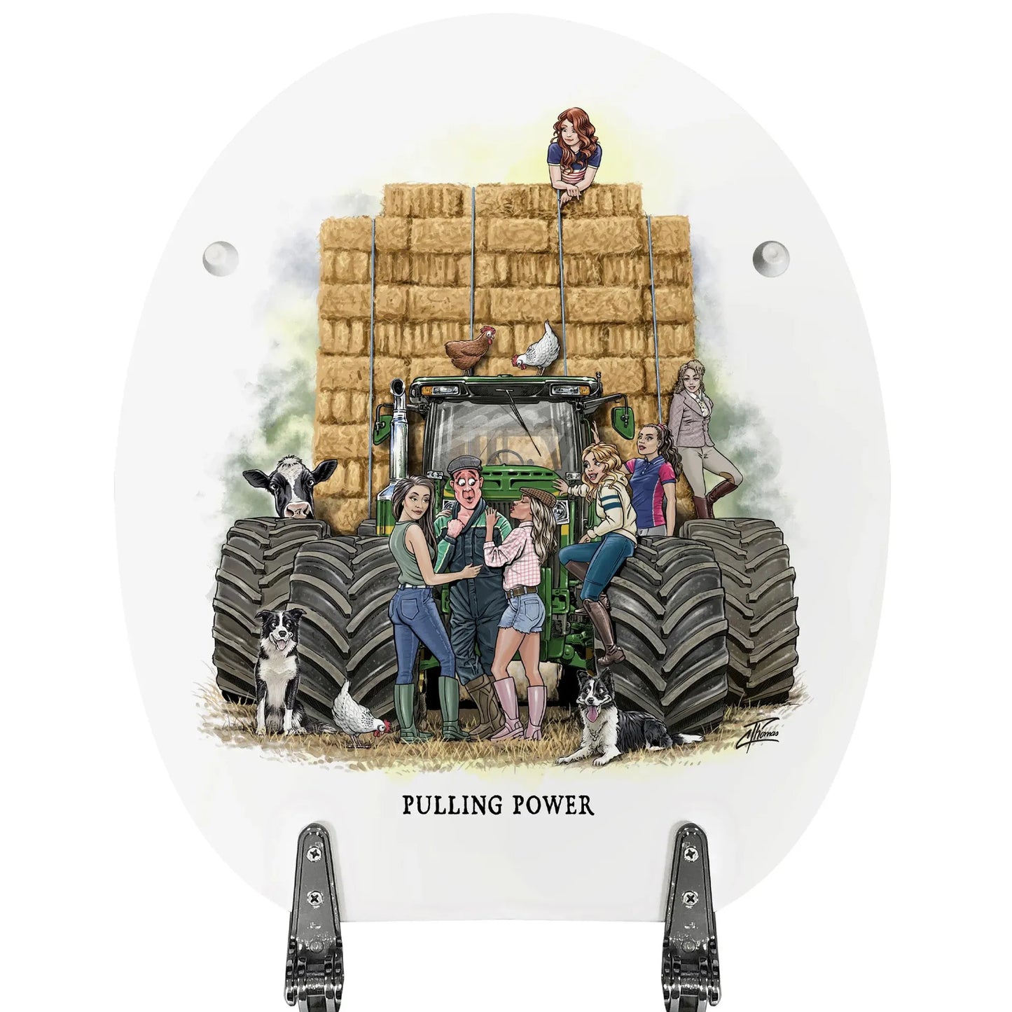 Loo Prints Alan Thomas Tractor Toilet Seat