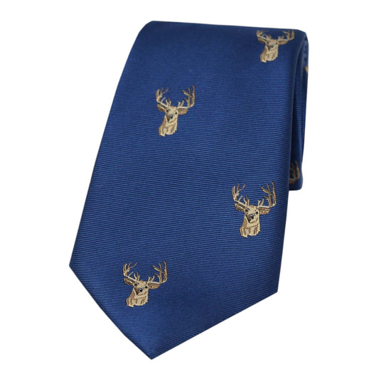 Soprano Country Tie Blue Stag