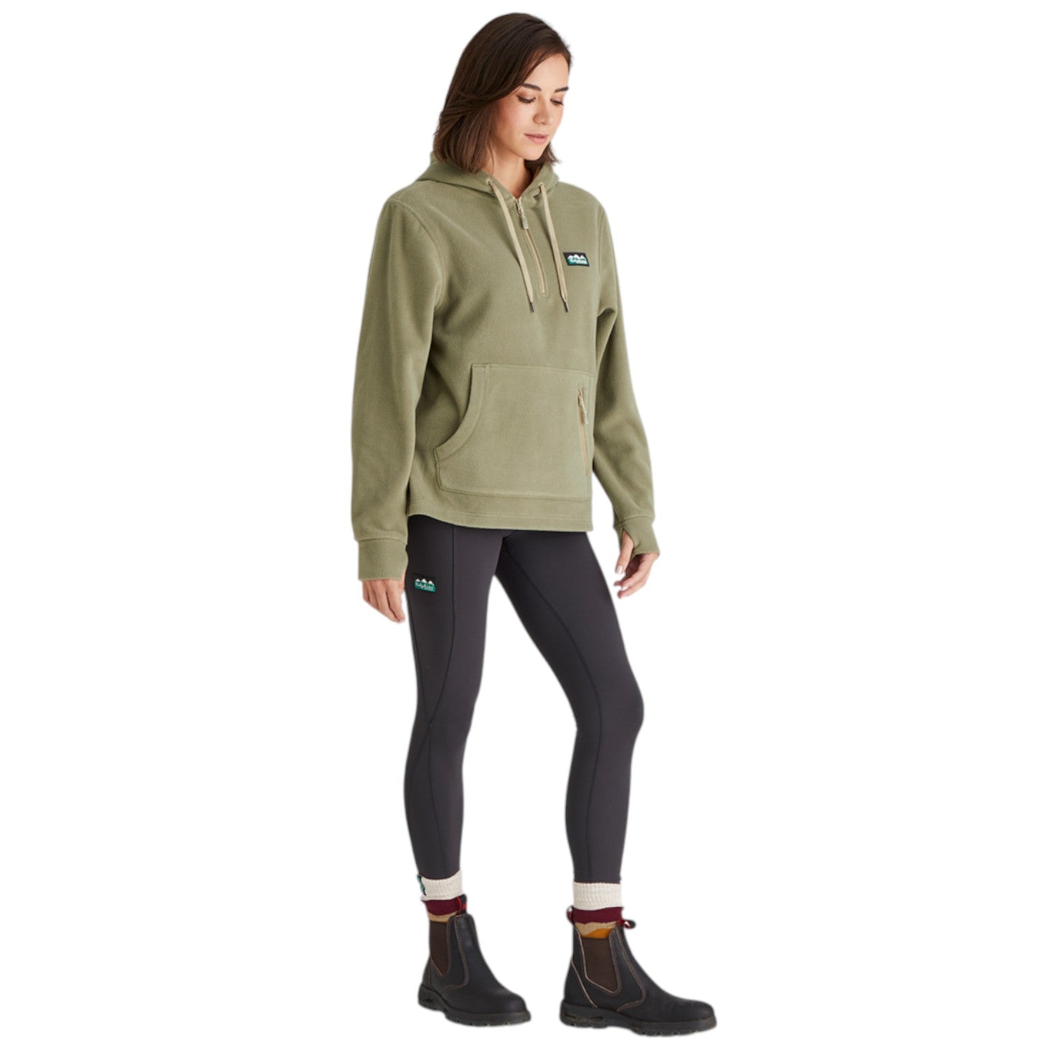 Ridgeline Women's Ballistic Fleece Khaki Green