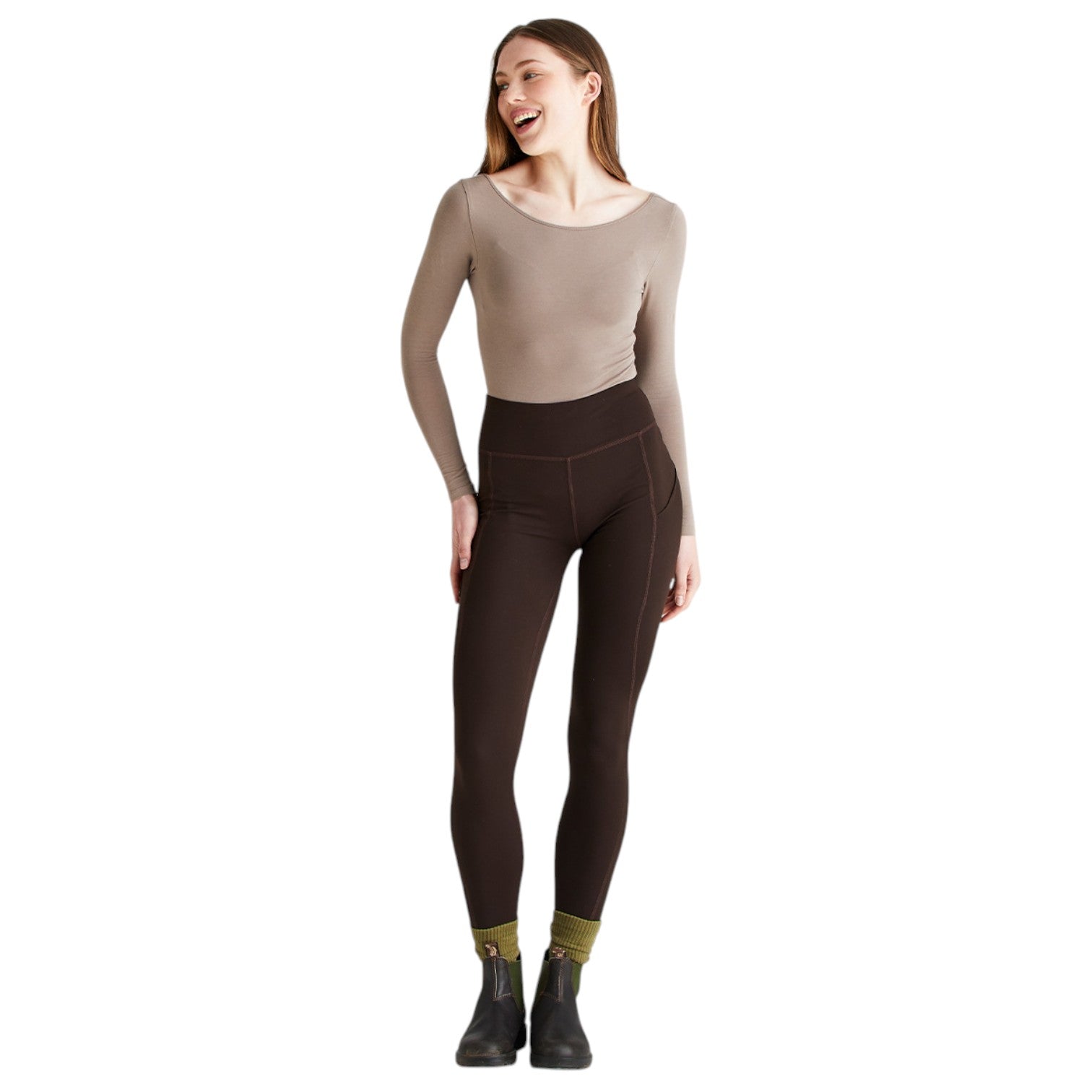 Ridgeline Infinity Leggings Deep Bark
