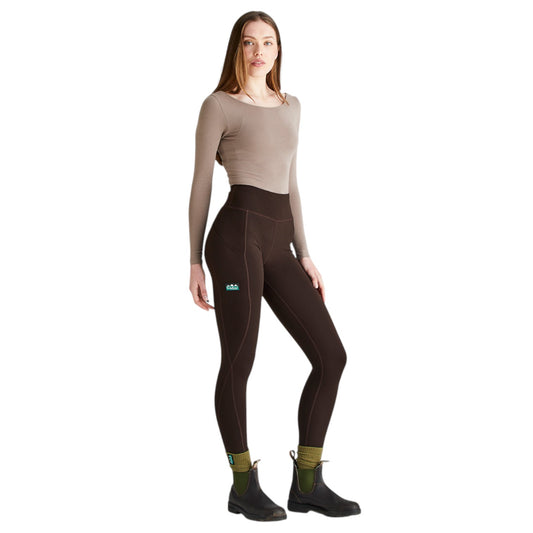 Ridgeline Infinity Leggings Deep Bark