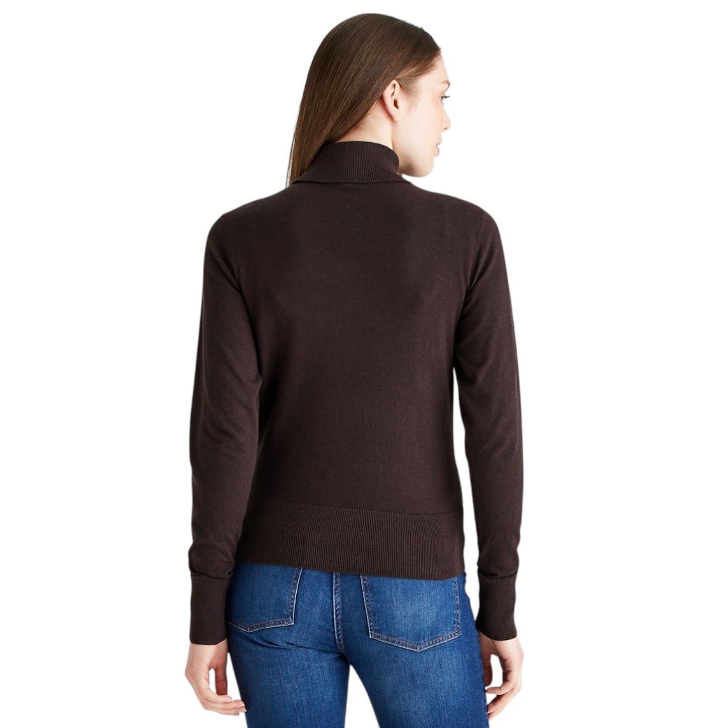 Ridgeline Women's Melford Knit Roll Neck Deep Bark