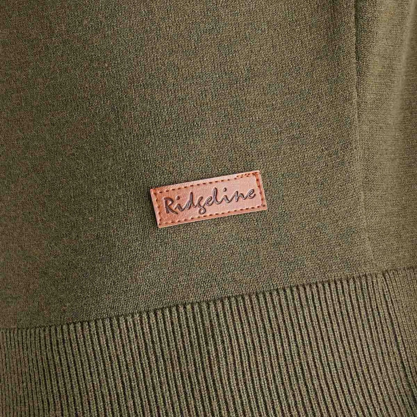 Ridgeline Women's Melford Knit Roll Neck Khaki Green