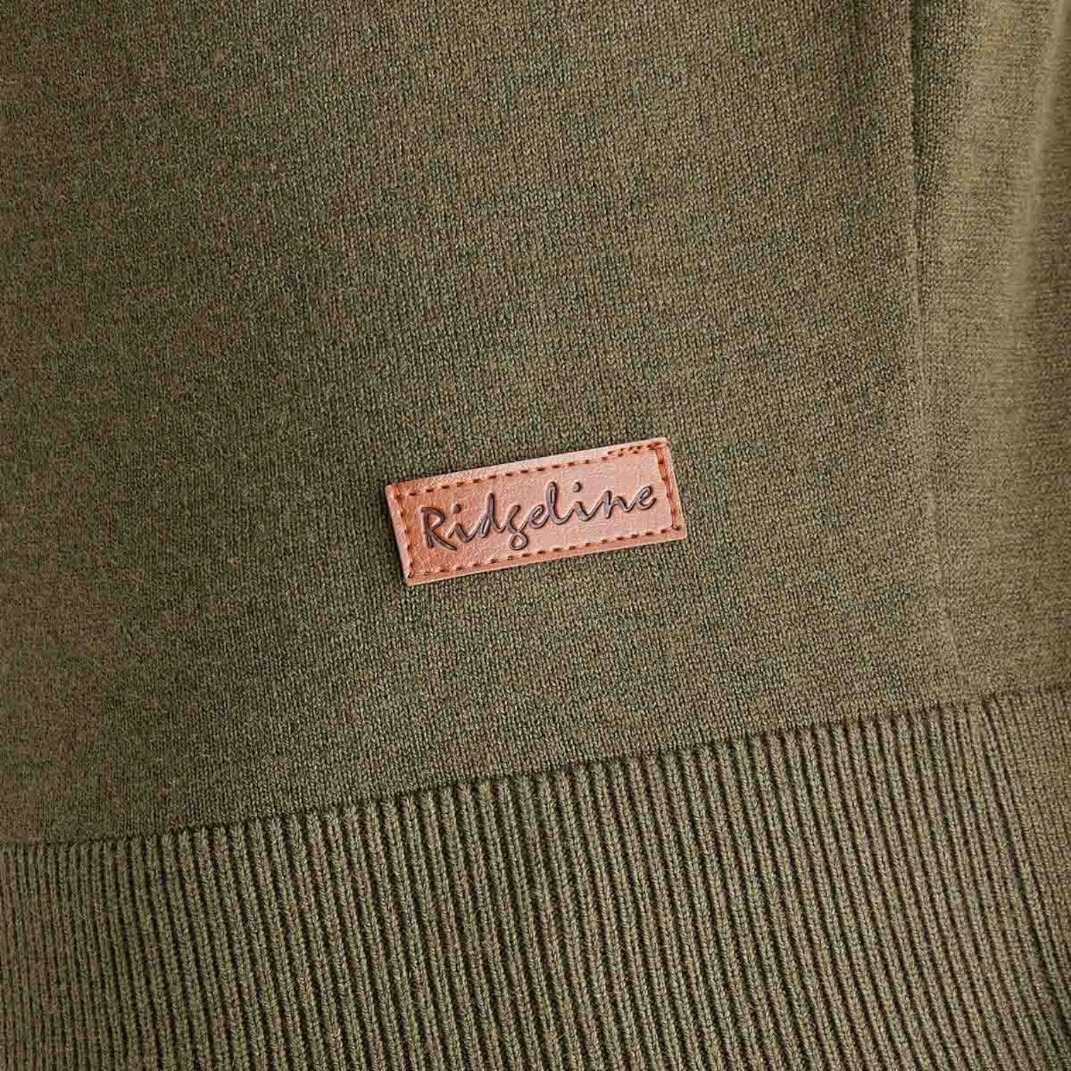 Ridgeline Women's Melford Knit Roll Neck Khaki Green
