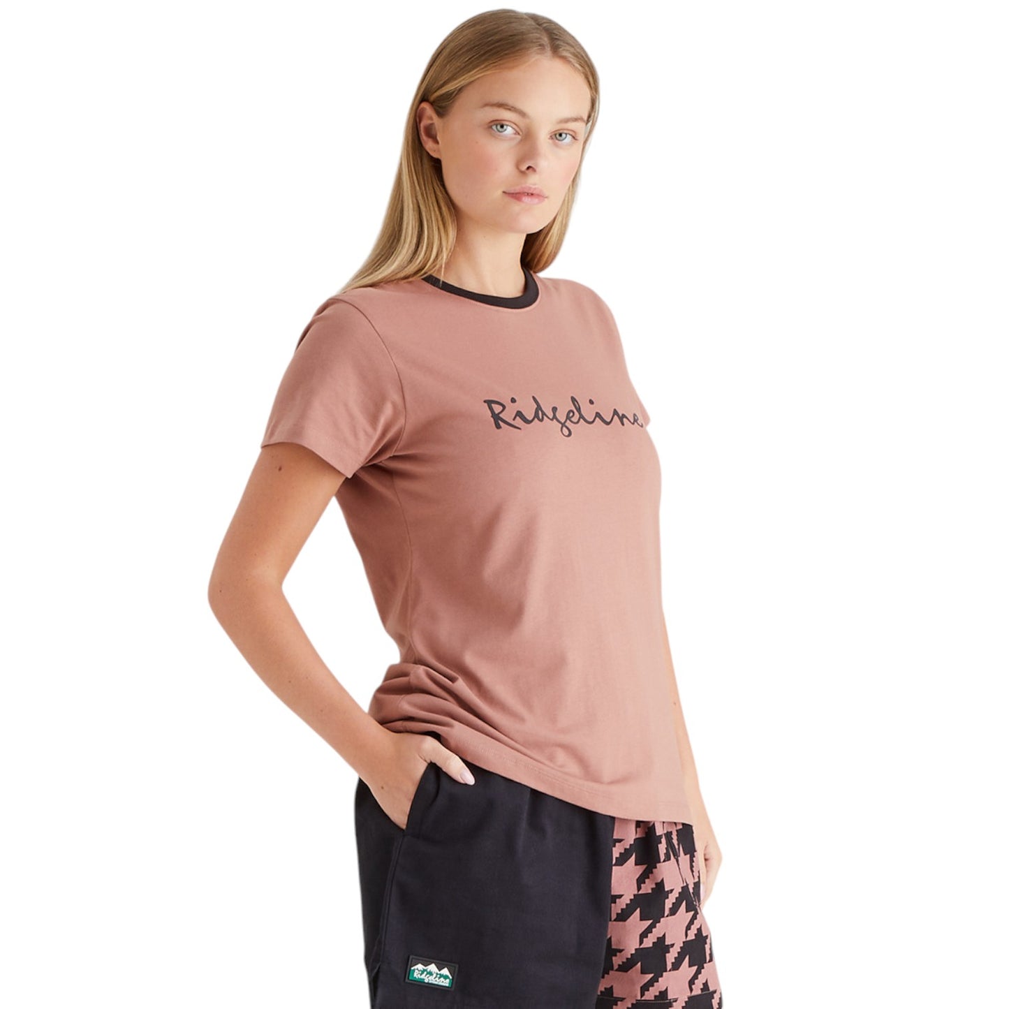 Ridgeline Women's Signature T-Shirt Dusty Pink