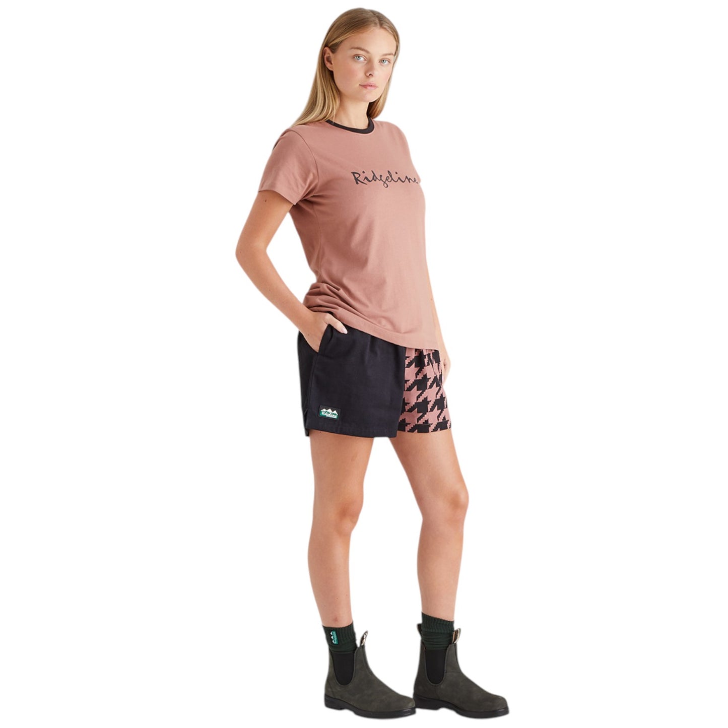Ridgeline Women's Signature T-Shirt Dusty Pink