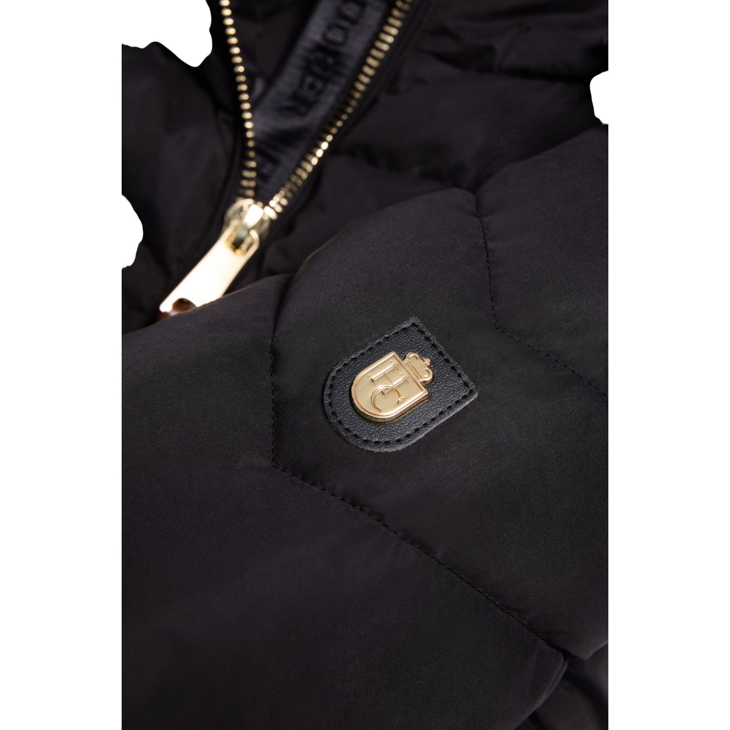 Holland Cooper Whistler Puffer Jacket Deep Black Natural