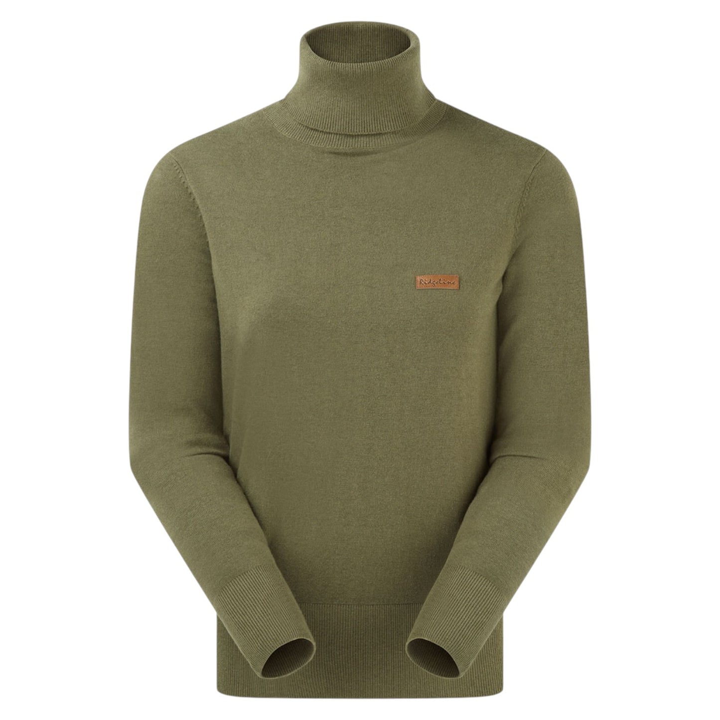 Ridgeline Women's Melford Knit Roll Neck Khaki Green