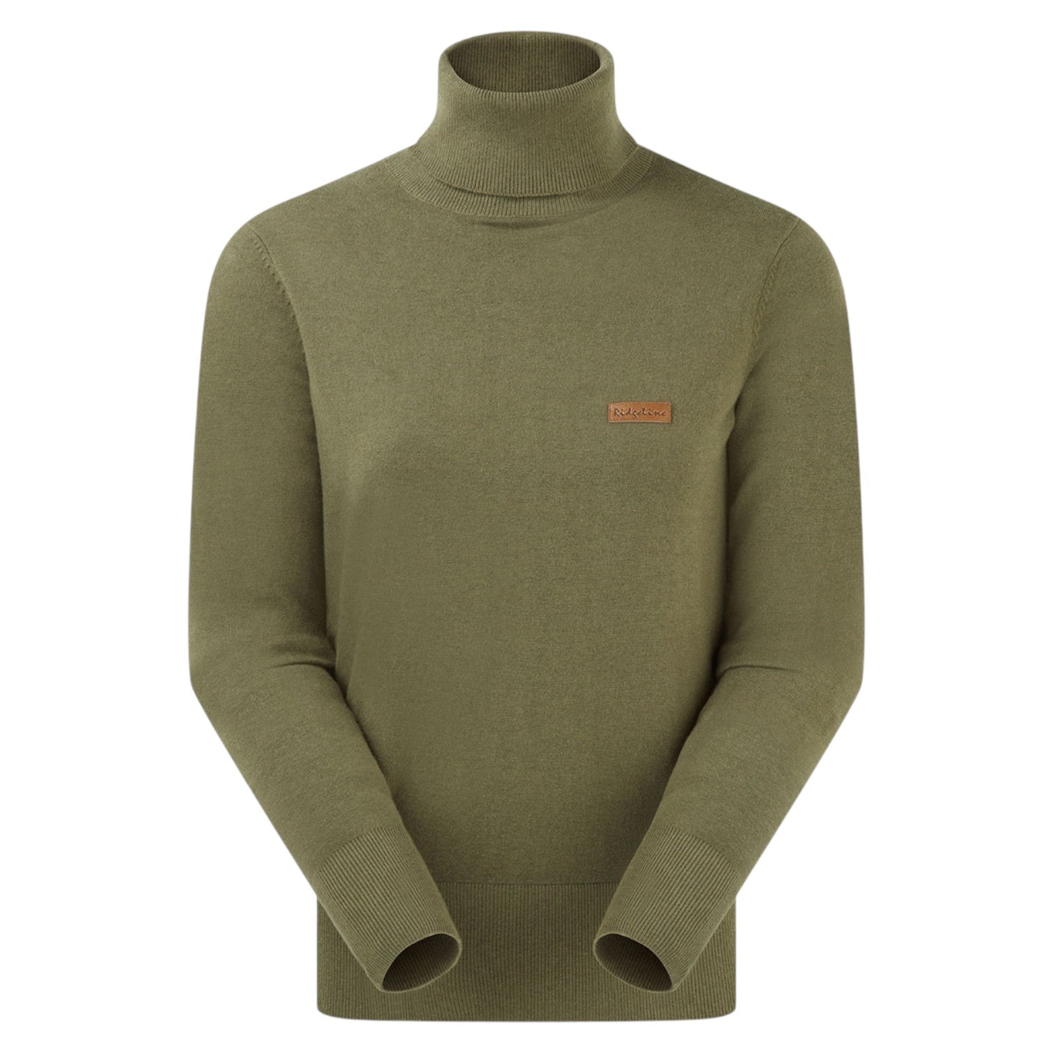 Ridgeline Women's Melford Knit Roll Neck Khaki Green