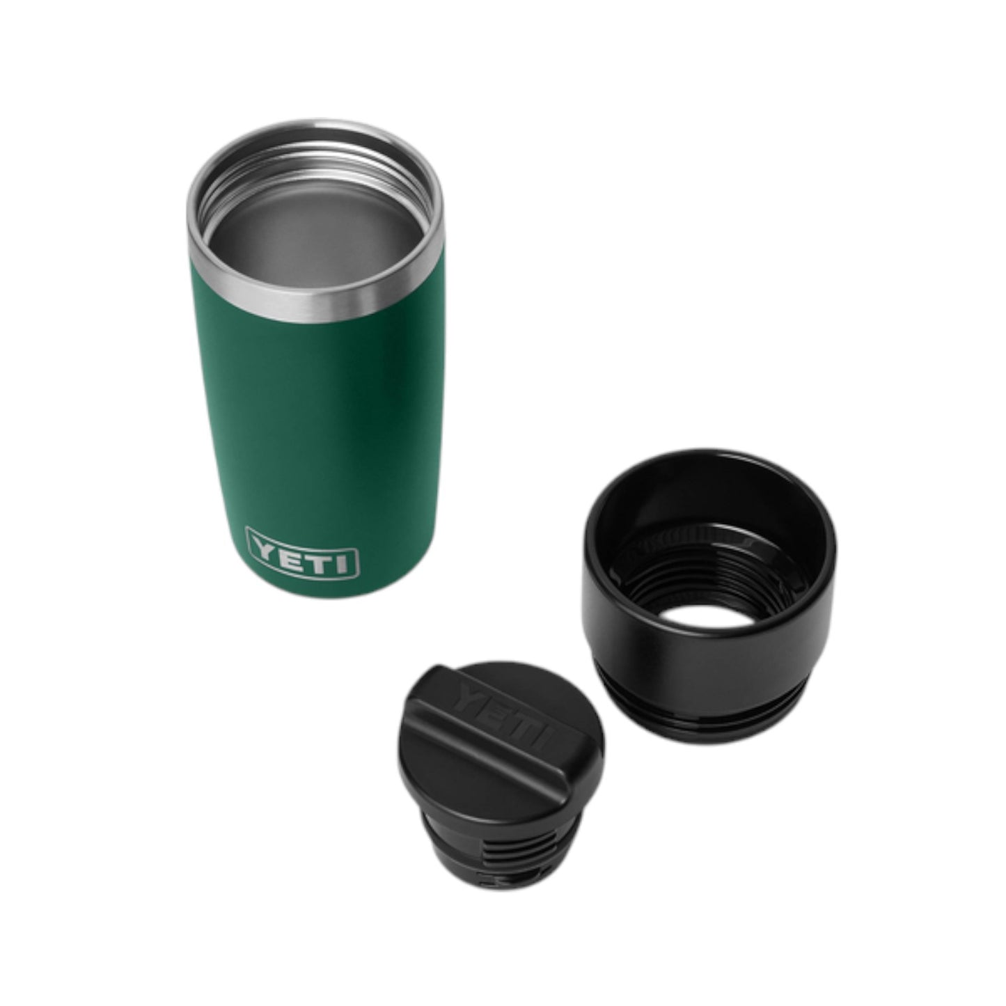Yeti Rambler 12 oz Travel Bottle Black Forest Green