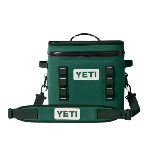 Yeti Hopper Flip 12 Soft Cooler Black Forest Green