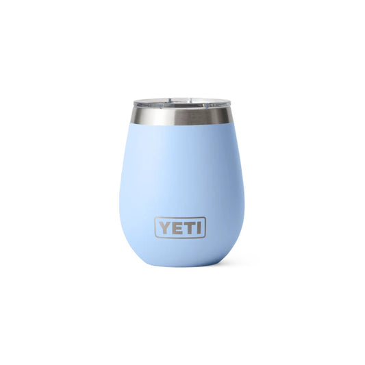 Yeti Rambler 10oz Wine Tumbler Big Sky Blue