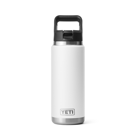Yeti Rambler 26 Oz Straw Bottle White