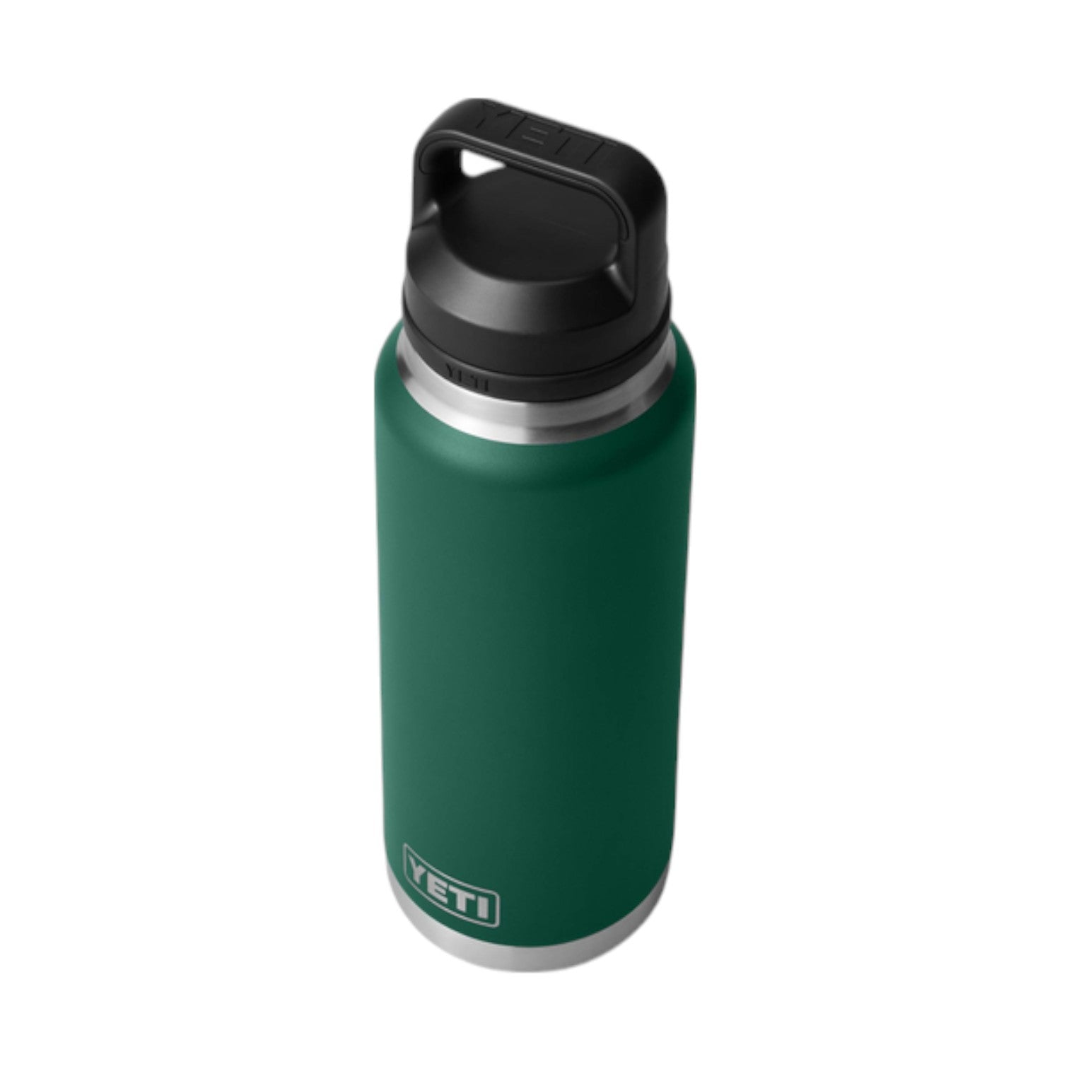 Yeti Rambler 36 oz Bottle Chug Black Forest Green