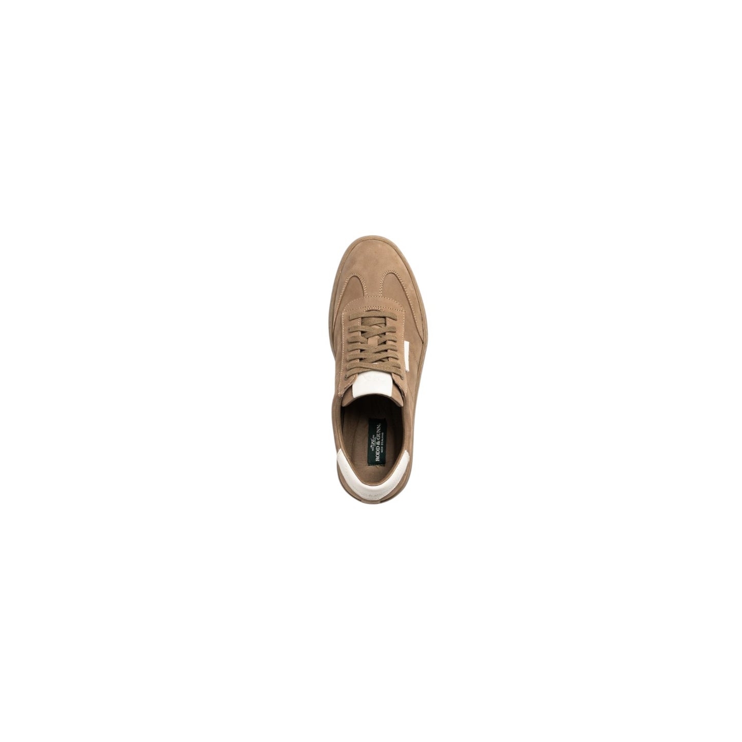 Beige sneaker on a white background
