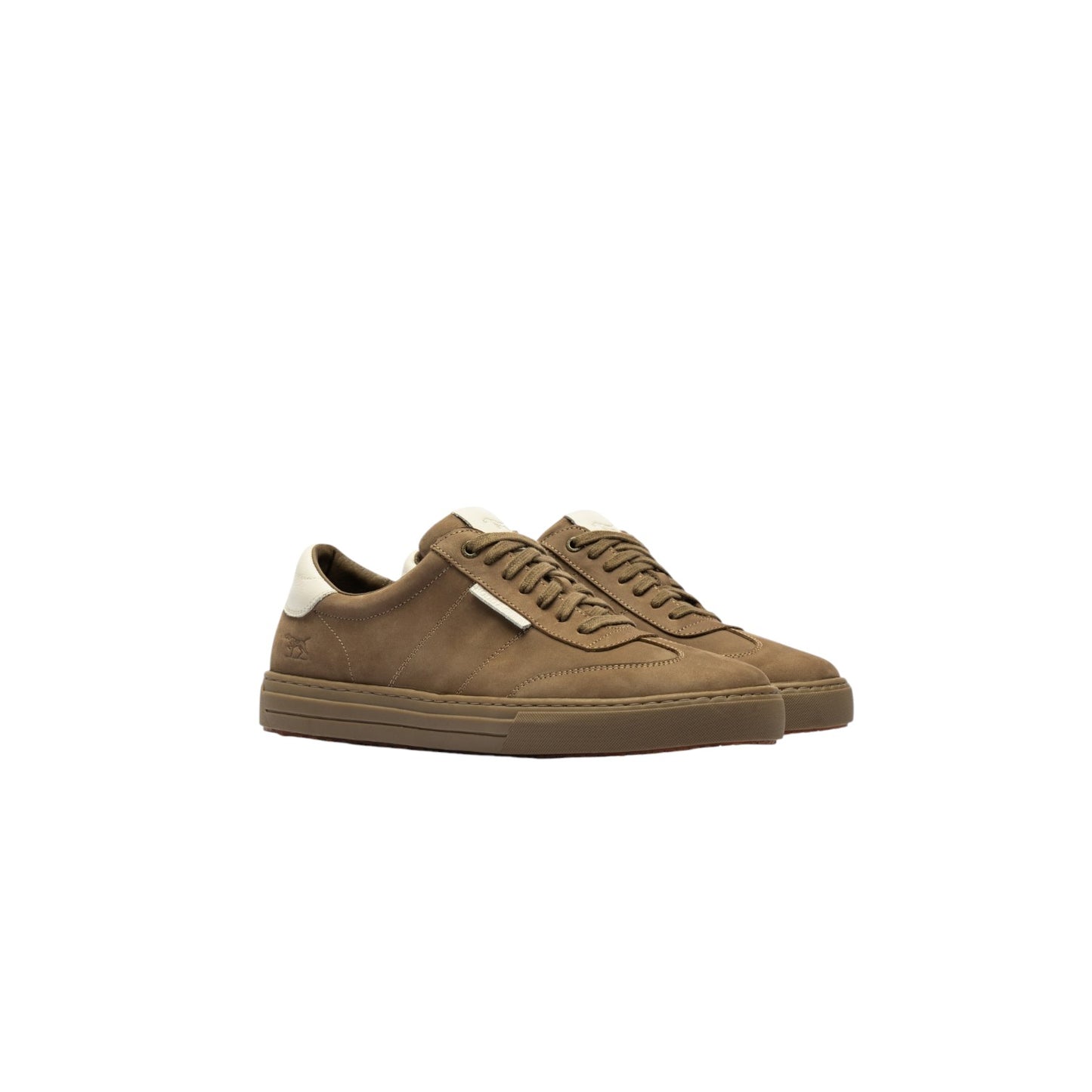 Black sneaker on a light gray background