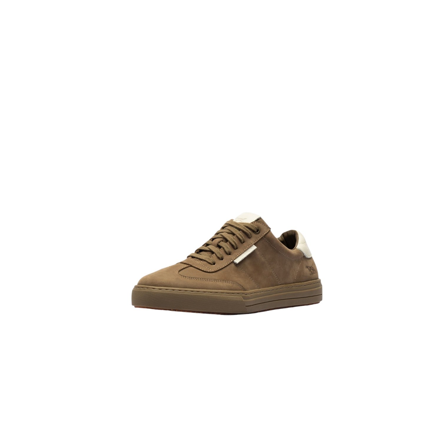 Brown sneaker on a white background