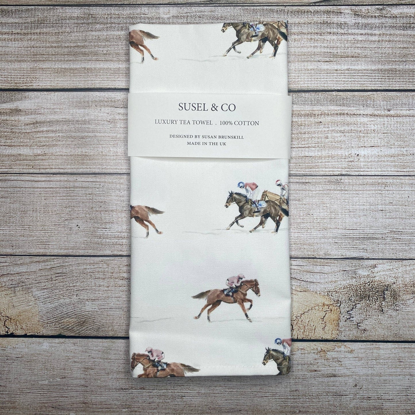 Susel & Co Race Day - Luxury Tea Towel