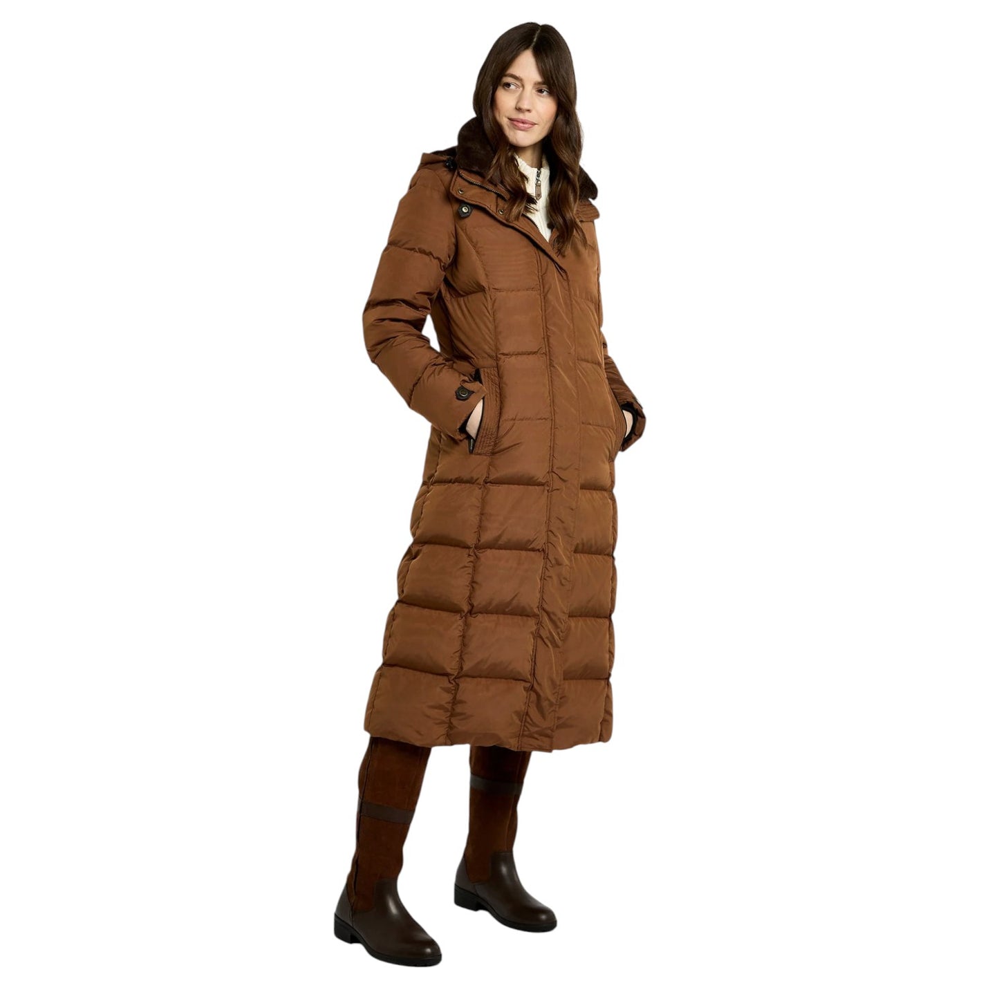 Dubarry Aldborough Women's Full Length Down Jacket Russet