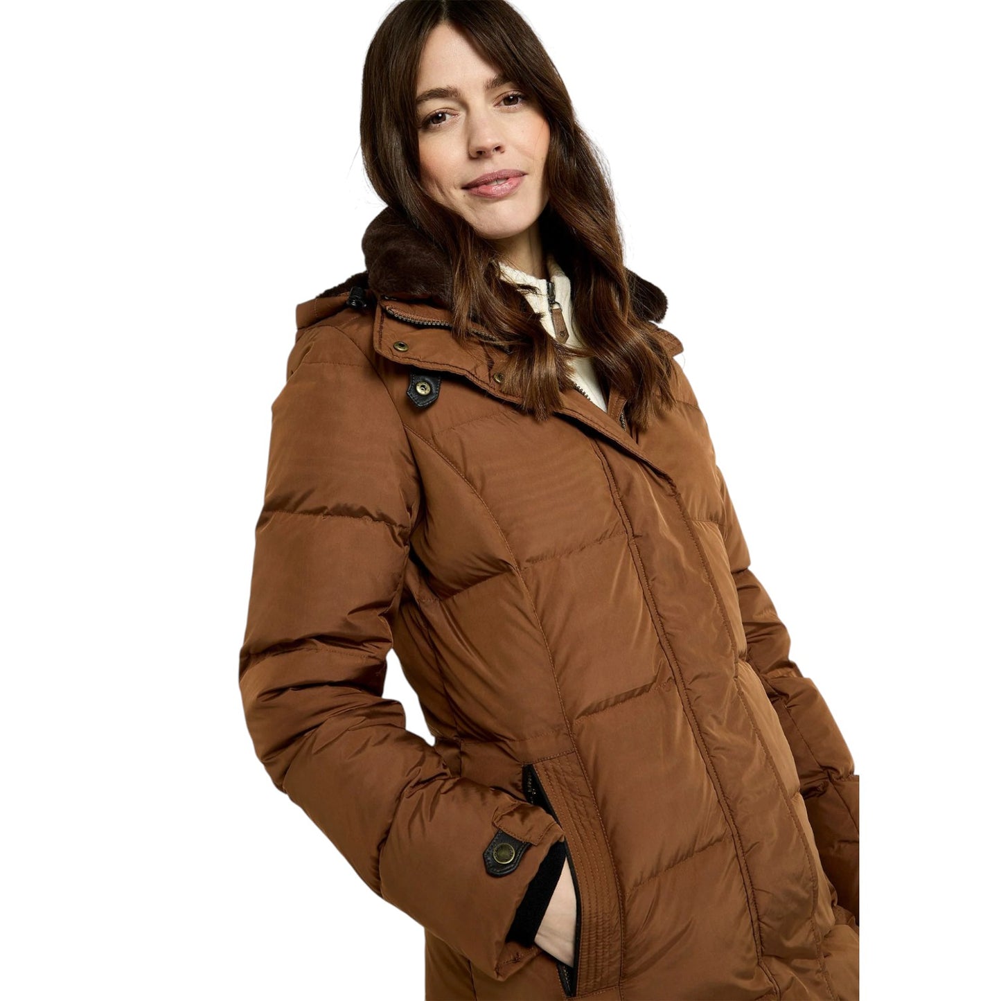 Dubarry Aldborough Women's Full Length Down Jacket Russet