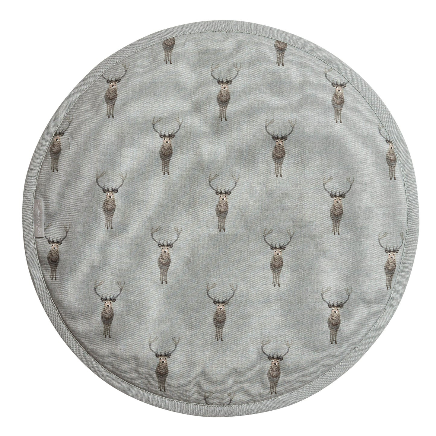 Sophie Allport Hob Cover Circular Highland Stag