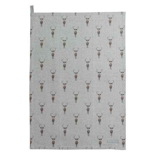 Sophie Allport Tea Towel Highland Stag