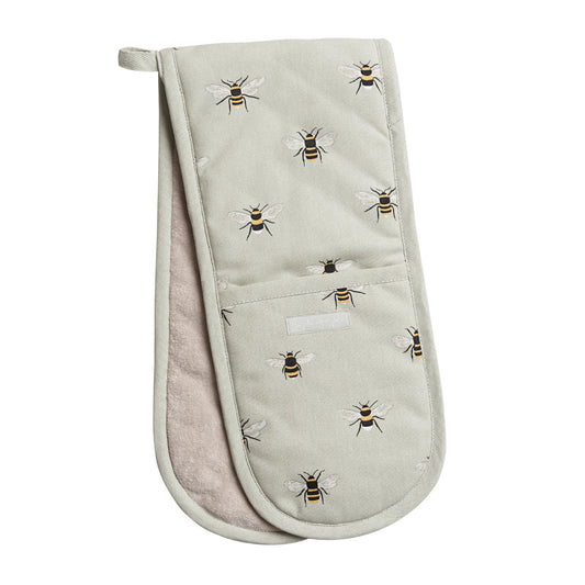 Sophie Allport Double Oven Glove Bees