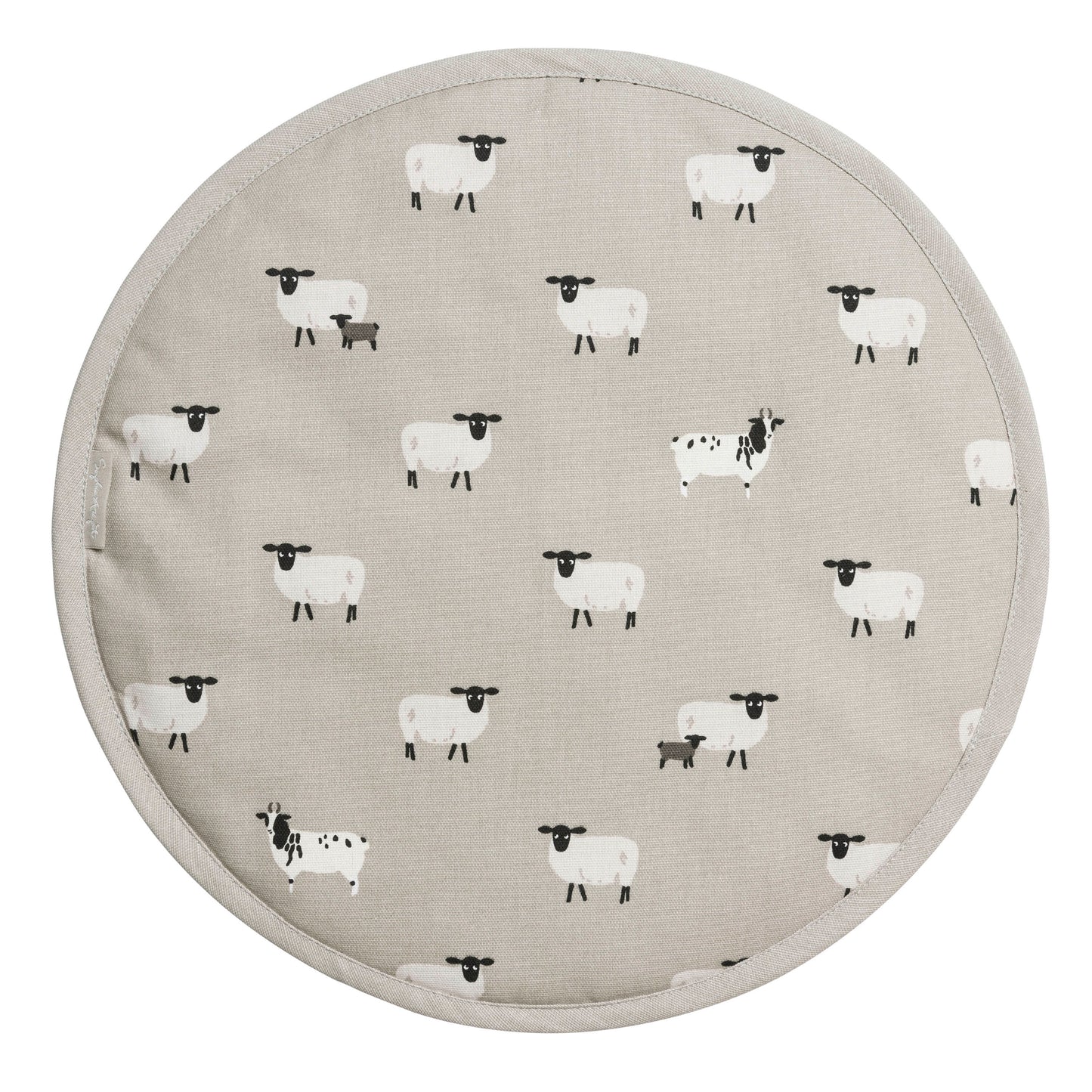 Sophie Allport Hob Cover Circular Sheep