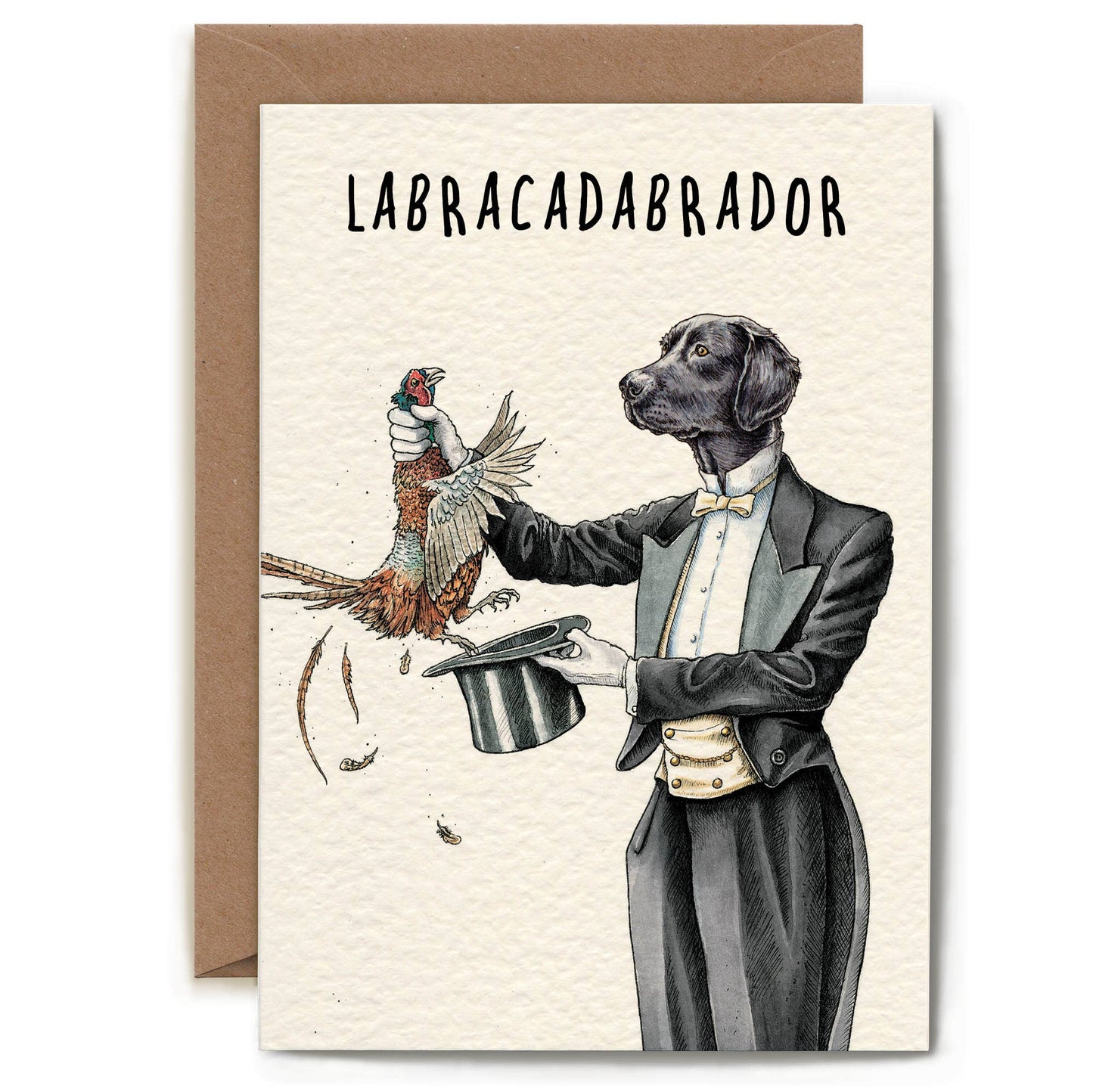 Labracadabrador Card - Everyday Card: 5" x 7"